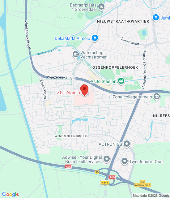 Google maps image for General Practitioner Almelo (formerly CHPA)